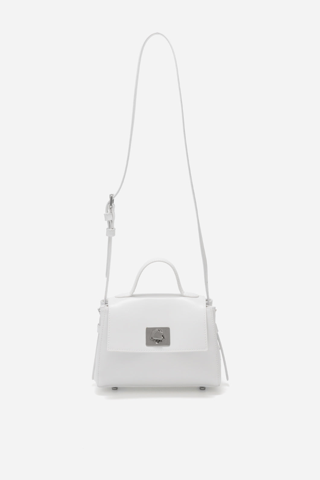 ERNESTINA 20 WHITE BAG /SILVER/ KACHOROVSKA