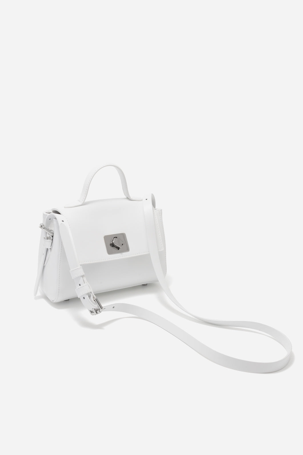 ERNESTINA 20 WHITE BAG /SILVER/ KACHOROVSKA