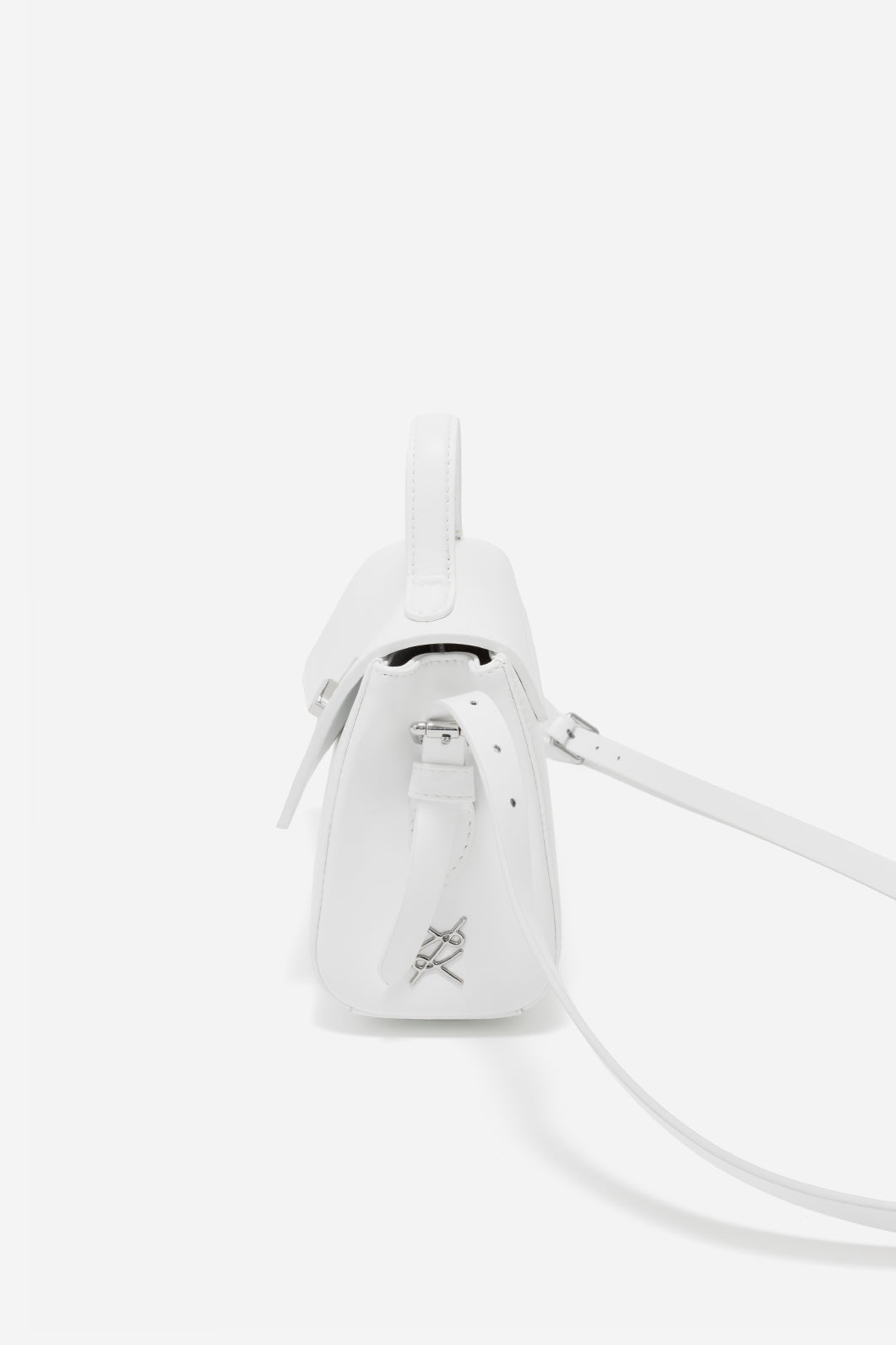 ERNESTINA 20 WHITE BAG /SILVER/ KACHOROVSKA