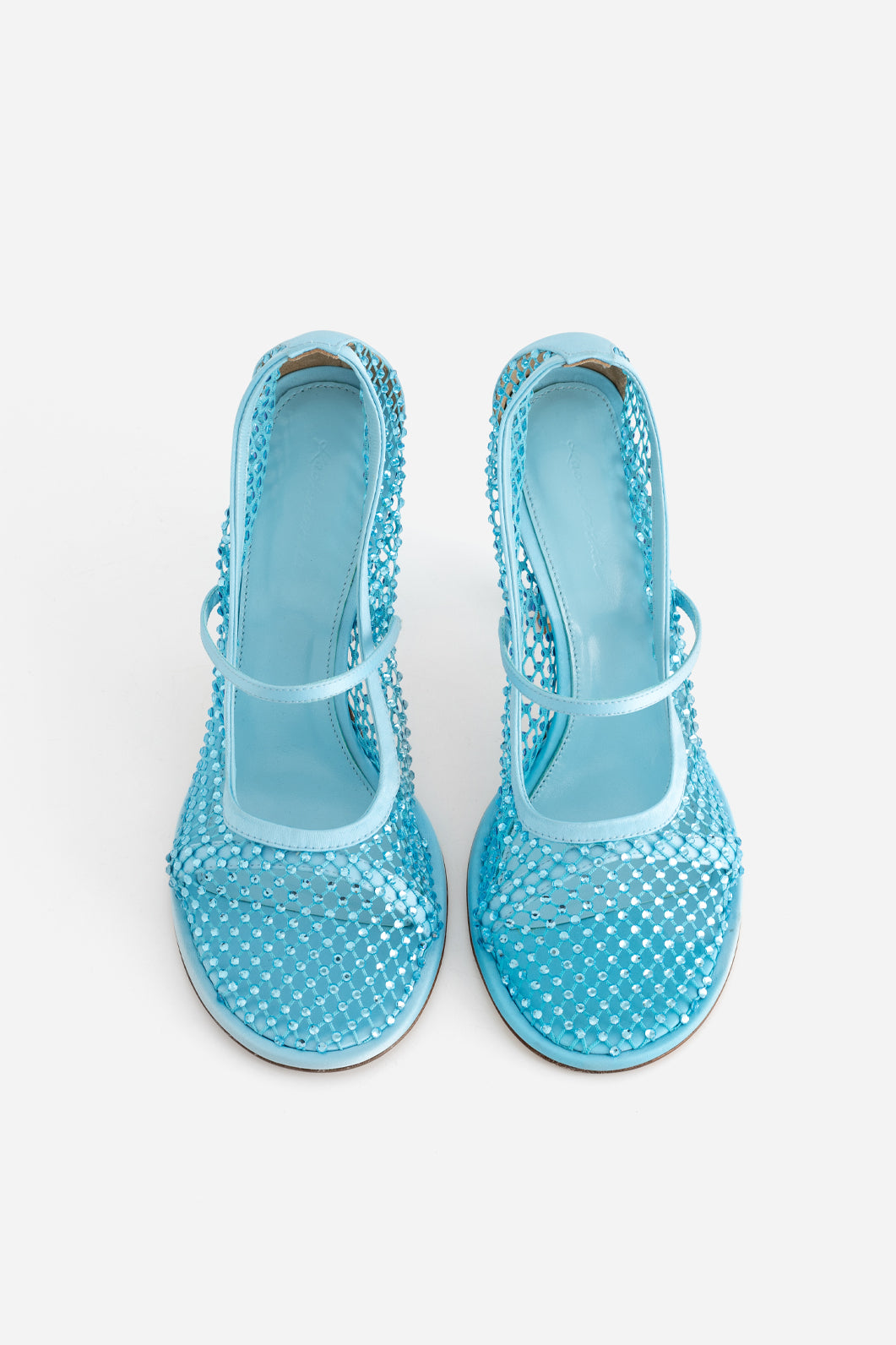 JERRY LIGHT BLUE SHOES WITH CRYSTALS KACHOROVSKA