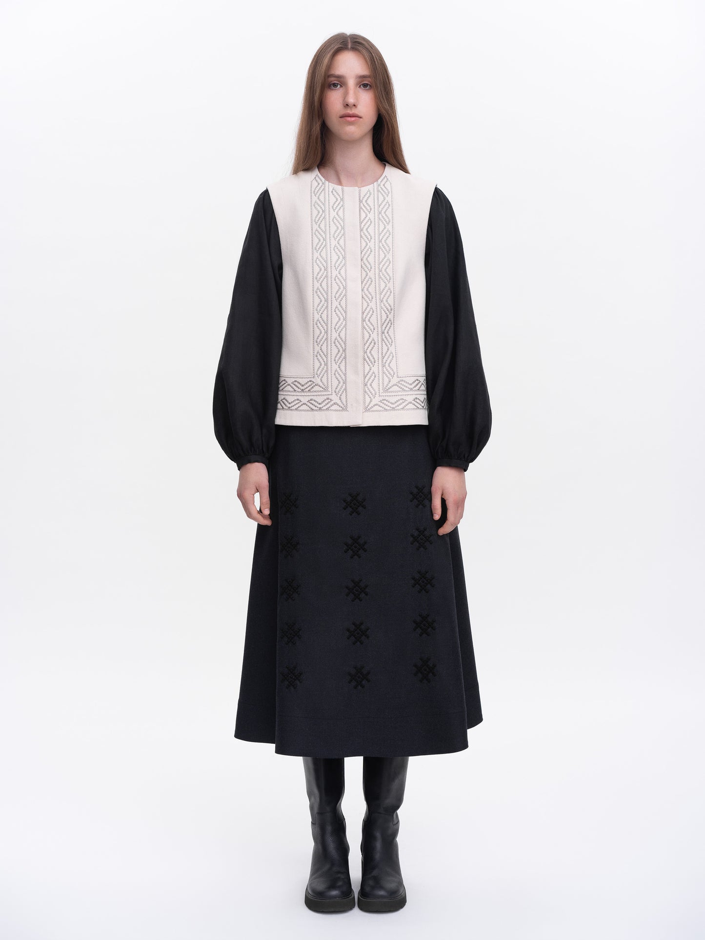 Embroidered vest Haina ETNODIM