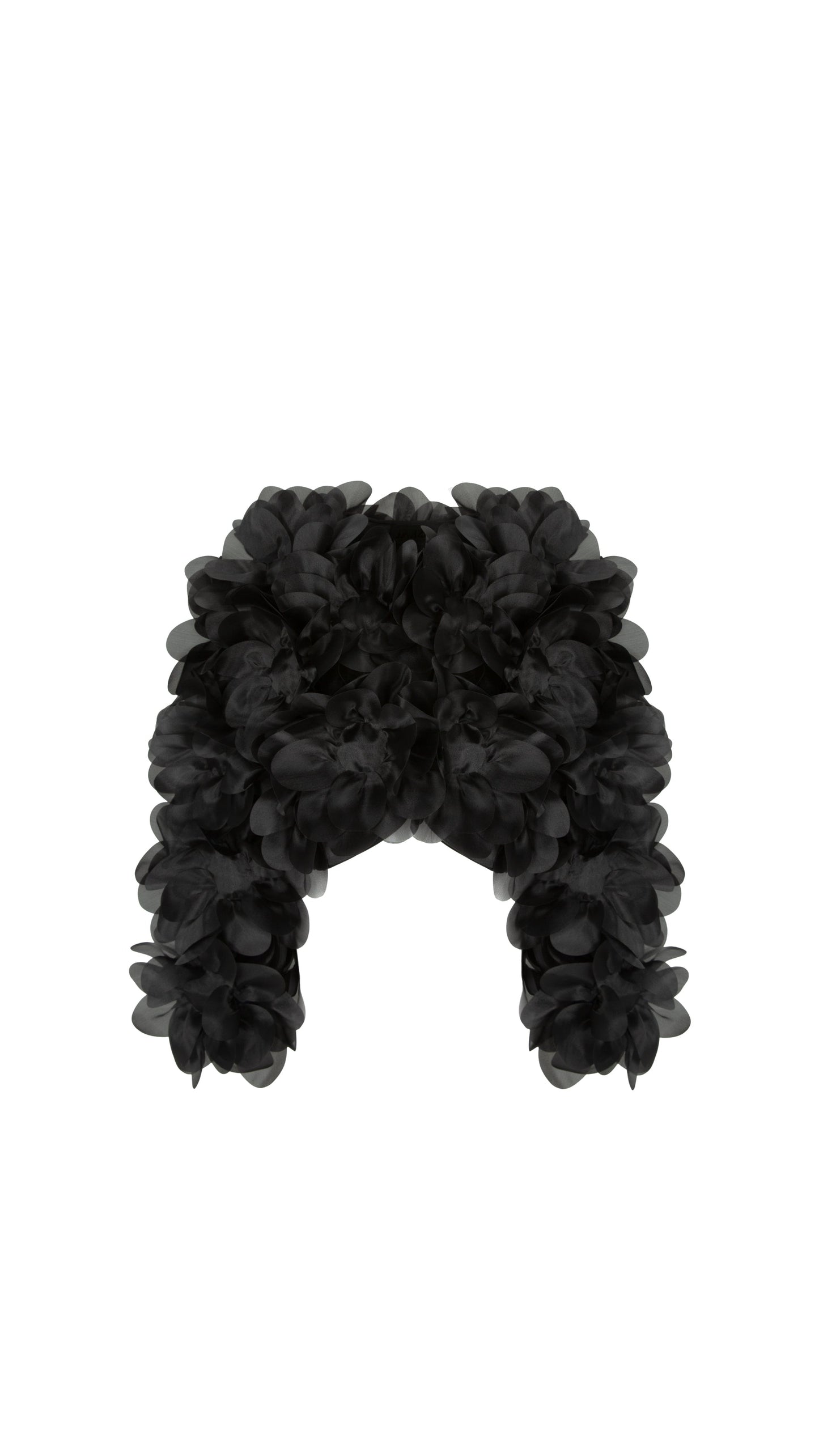 Peony Soft Bomber Jacket in charcoal black PASKAL