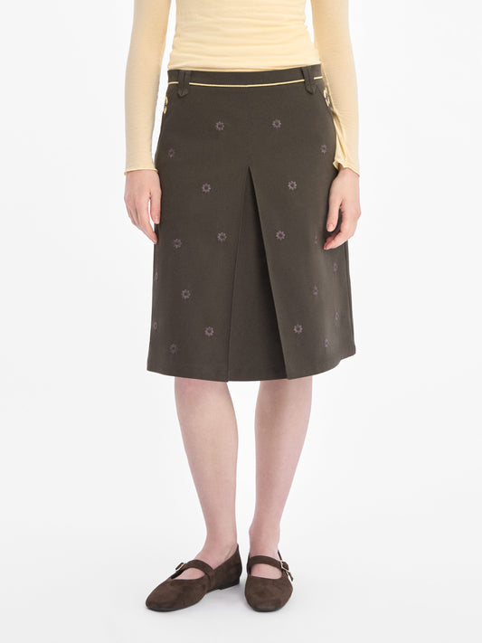 Petra embroidered skirt ETNODIM