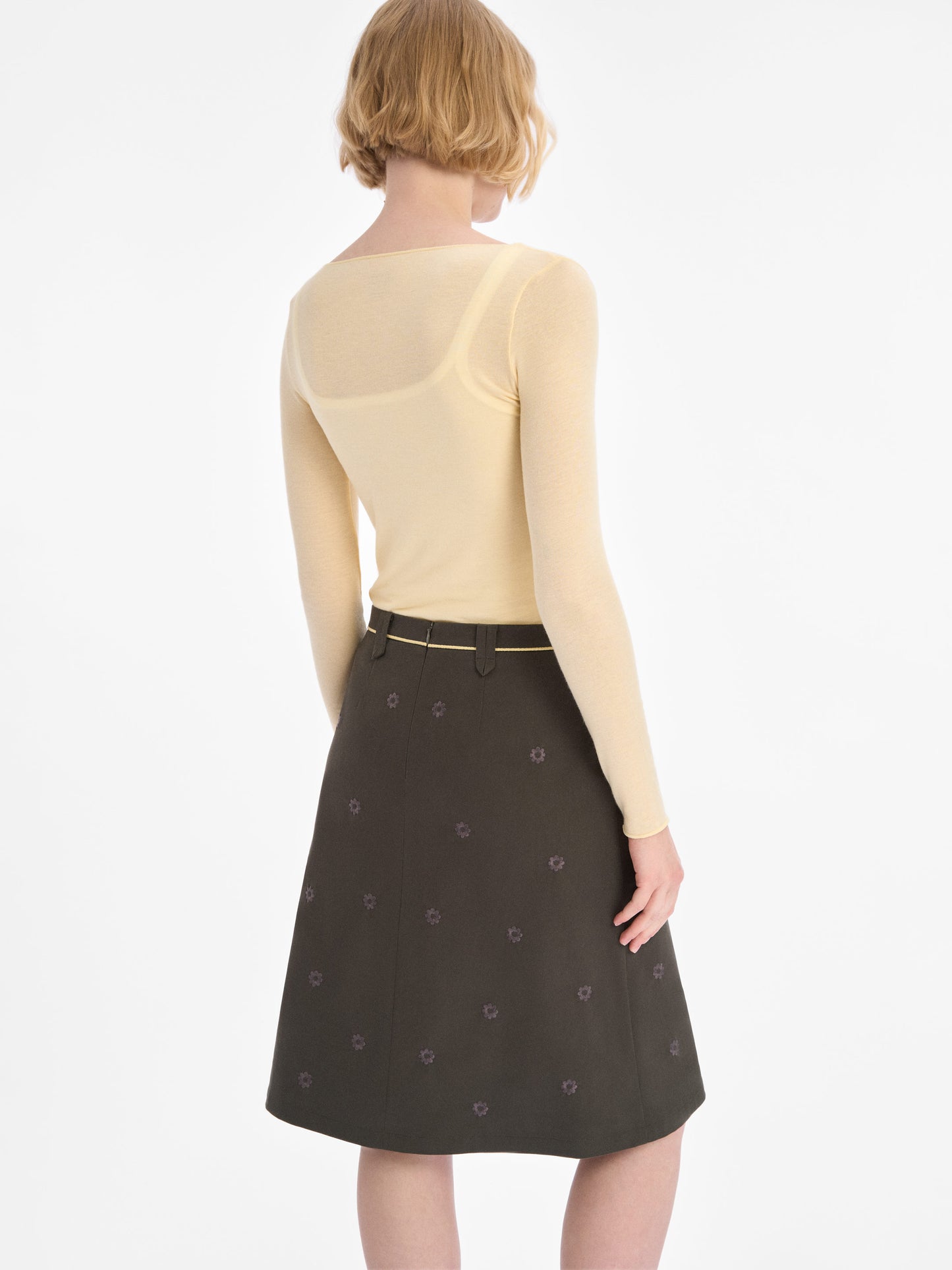 Petra embroidered skirt ETNODIM