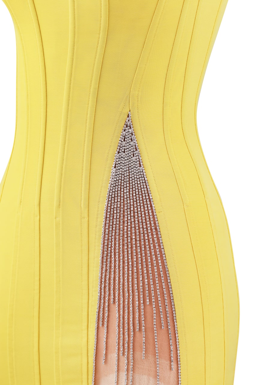 Embellished midi corset dress FROLOV