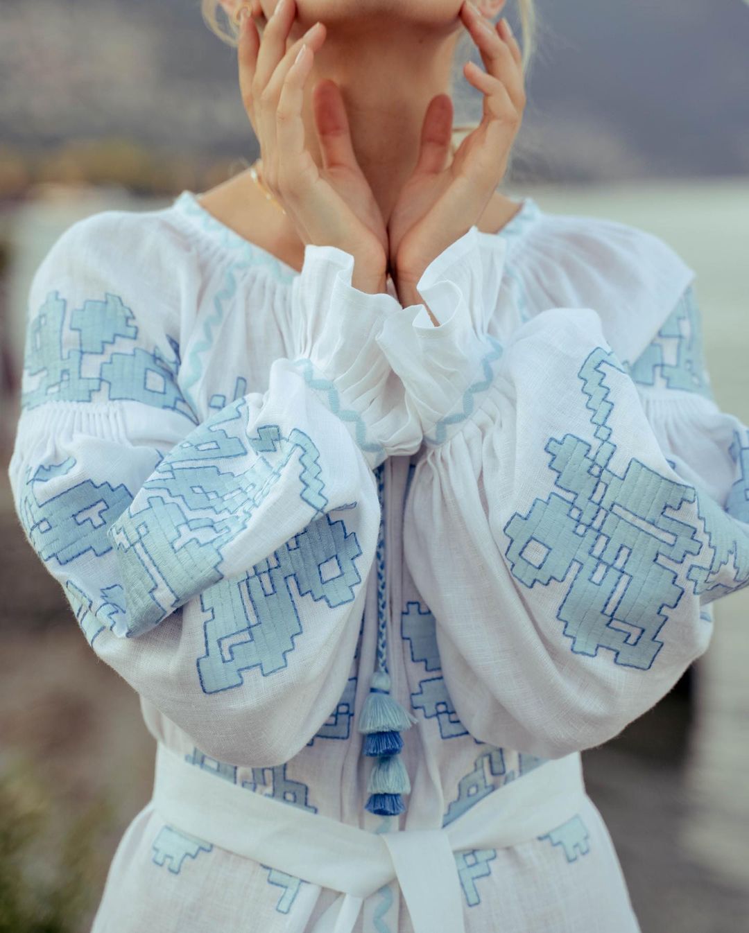 Zarina White Midi Dress FOBERINI