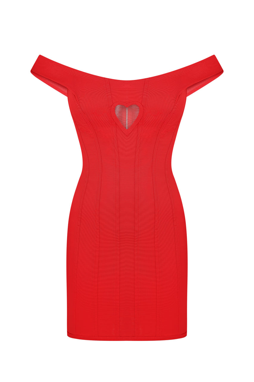 Corset dress with "Heart" cut FROLOV