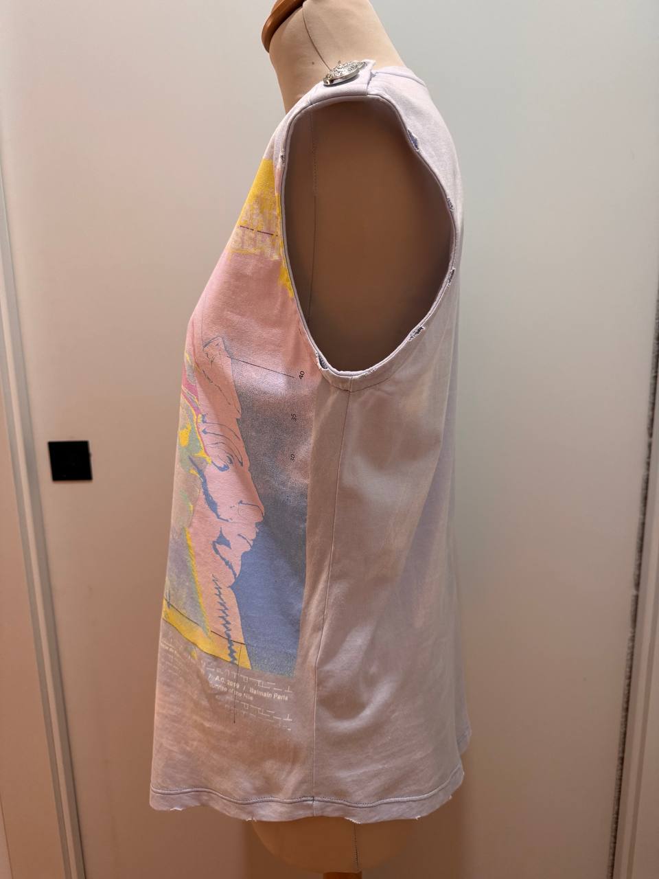 Graphic Sleeveless Top BALMAIN (Pre-Owned)