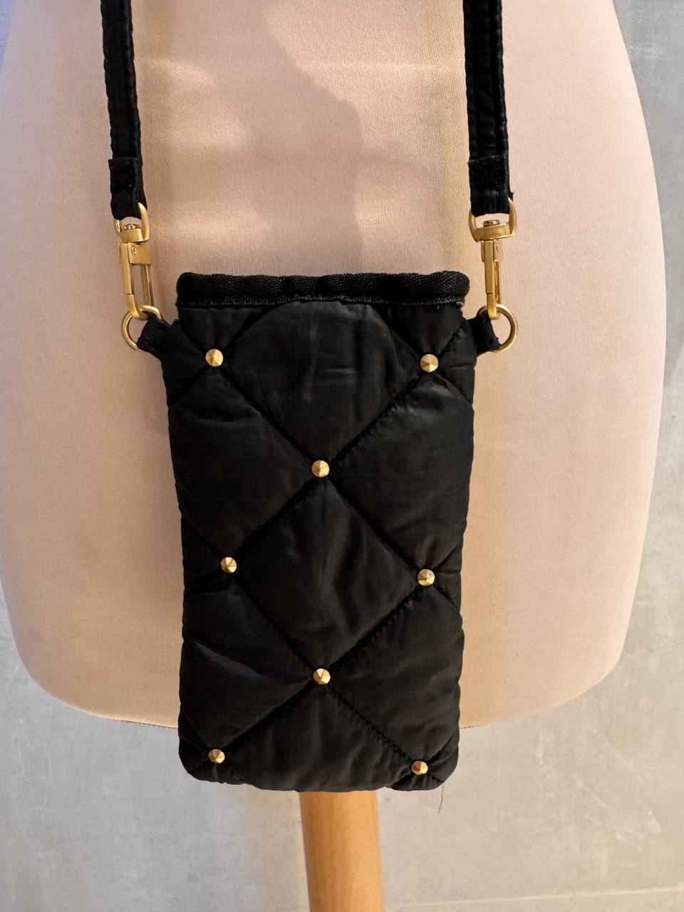 Sonia Rykiel Quilted Nylon Phone Crossbody Bag (Pre-Owned)