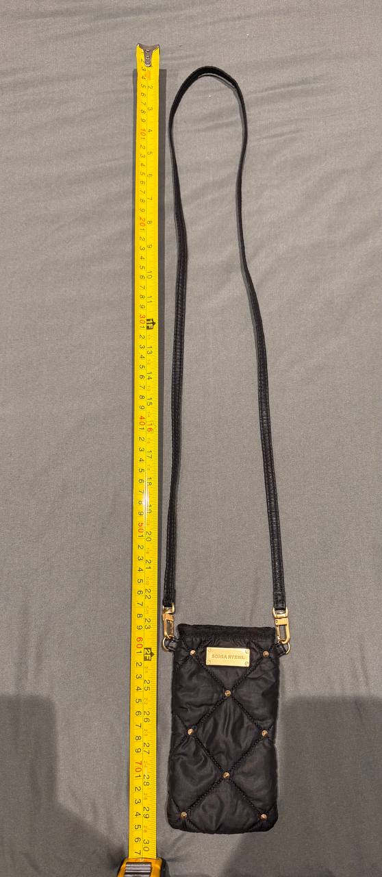 Sonia Rykiel Quilted Nylon Phone Crossbody Bag (Pre-Owned)