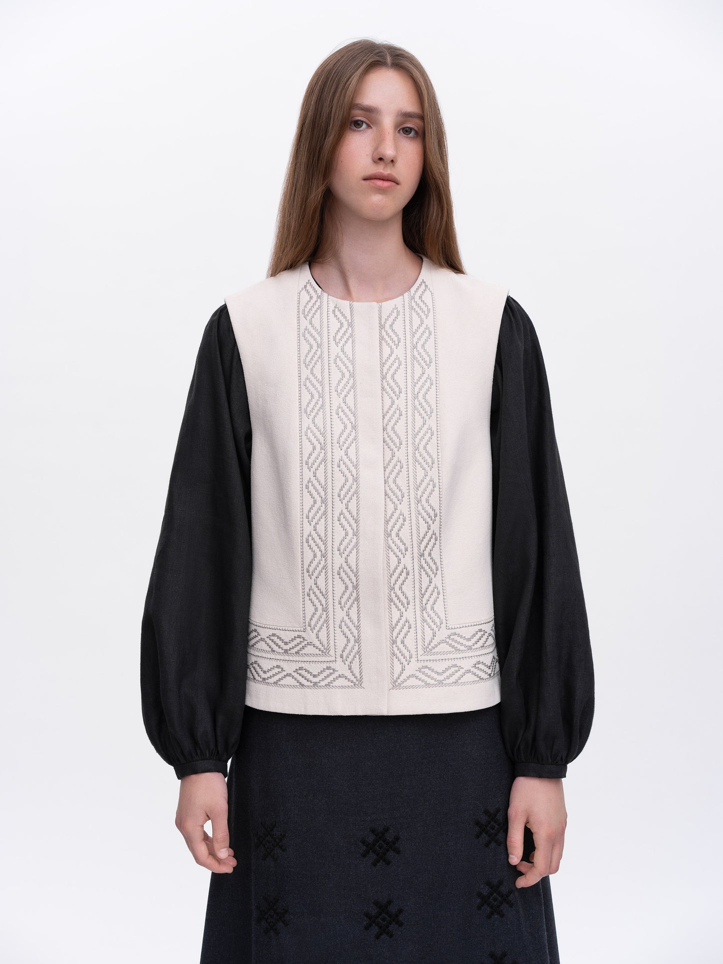 Embroidered vest Haina ETNODIM