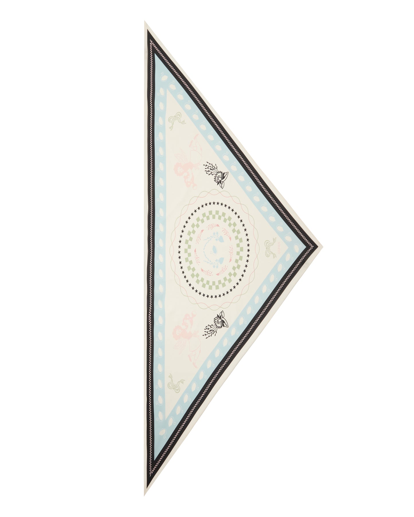 Ornament Silk Scarf GUNIA PROJECT