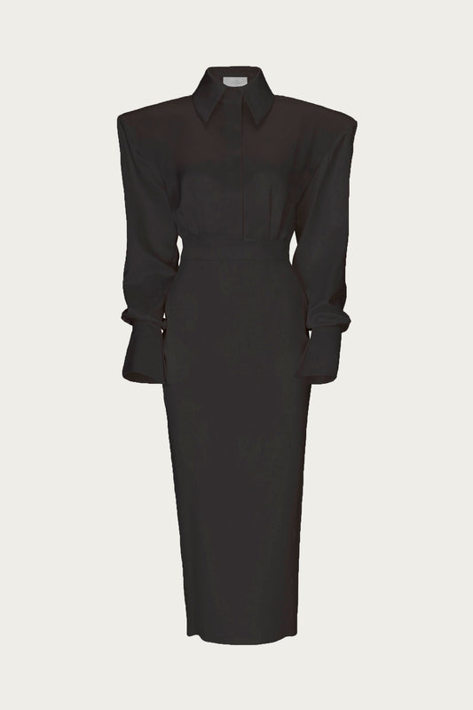 Silk Midi Dress VESTIAIRE D'UN OISEAU LIBRE