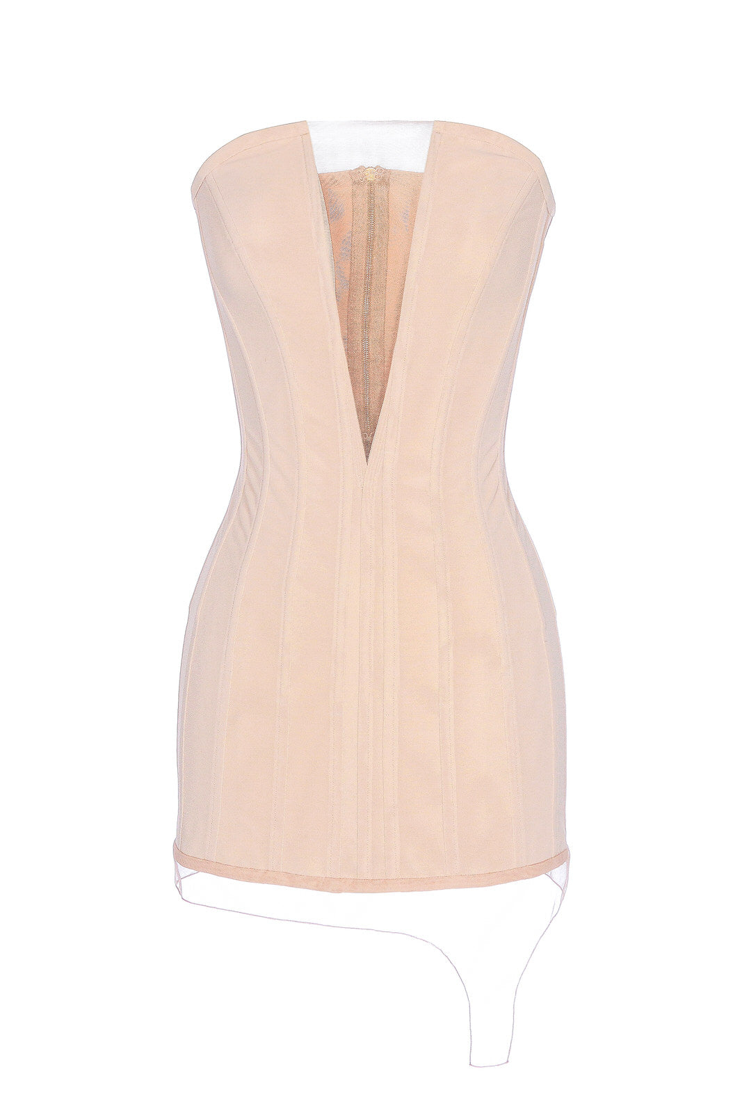 Corset dress with net strap FROLOV