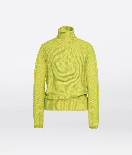 Green Sweater ELENA BURENINA