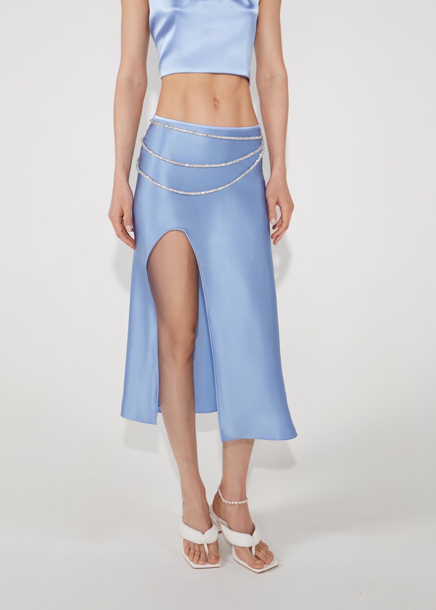 LAETITIA SKIRT Sky Blue NUÉ