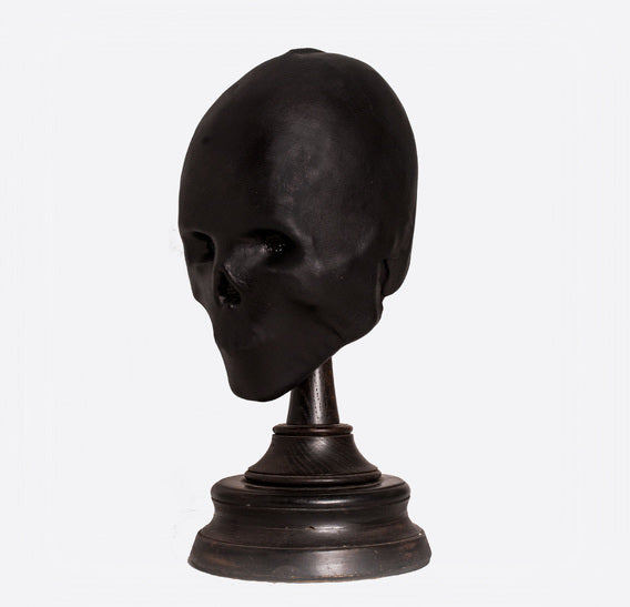 Black Skull Mummy Art Leather Mask Bob Basset