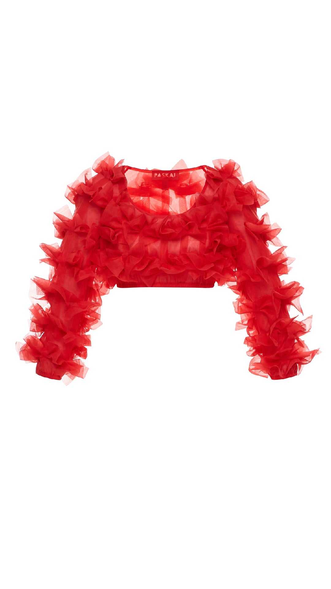 Juliette Crop Top in red PASKAL