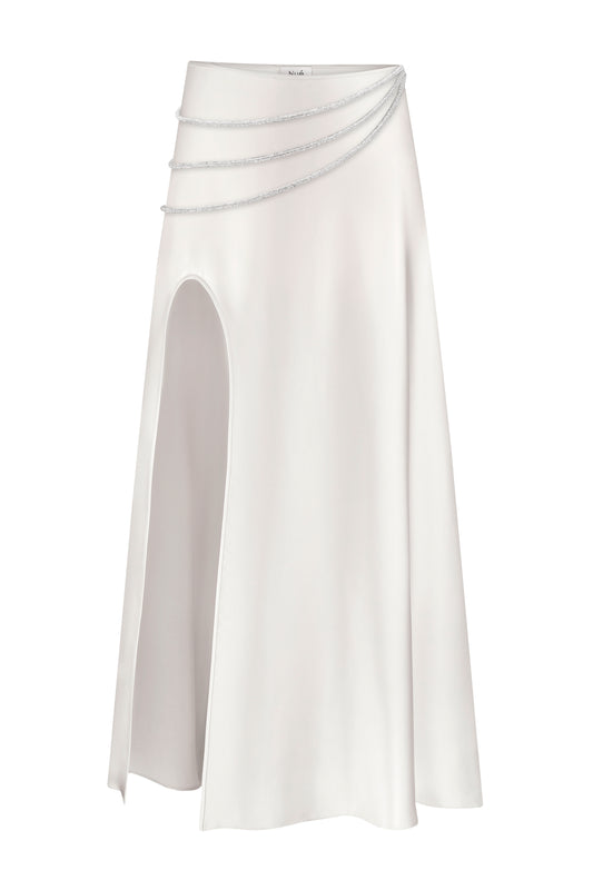 LAETITIA SKIRT Ivory NUE STUDIO