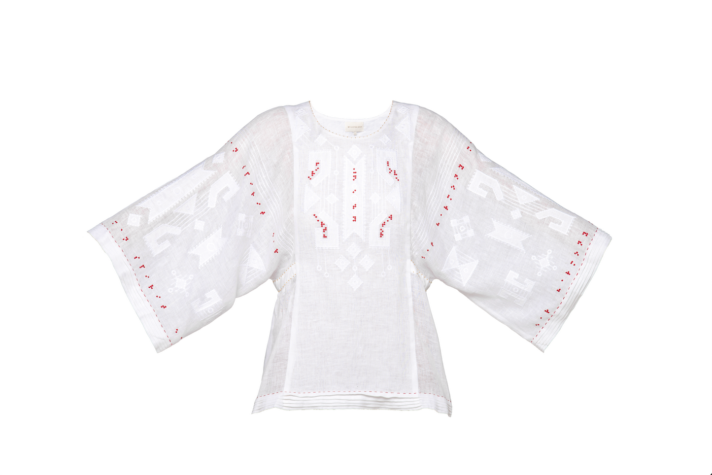 BRAILLE BLOUSE IN WHITE My Sleeping Gypsy