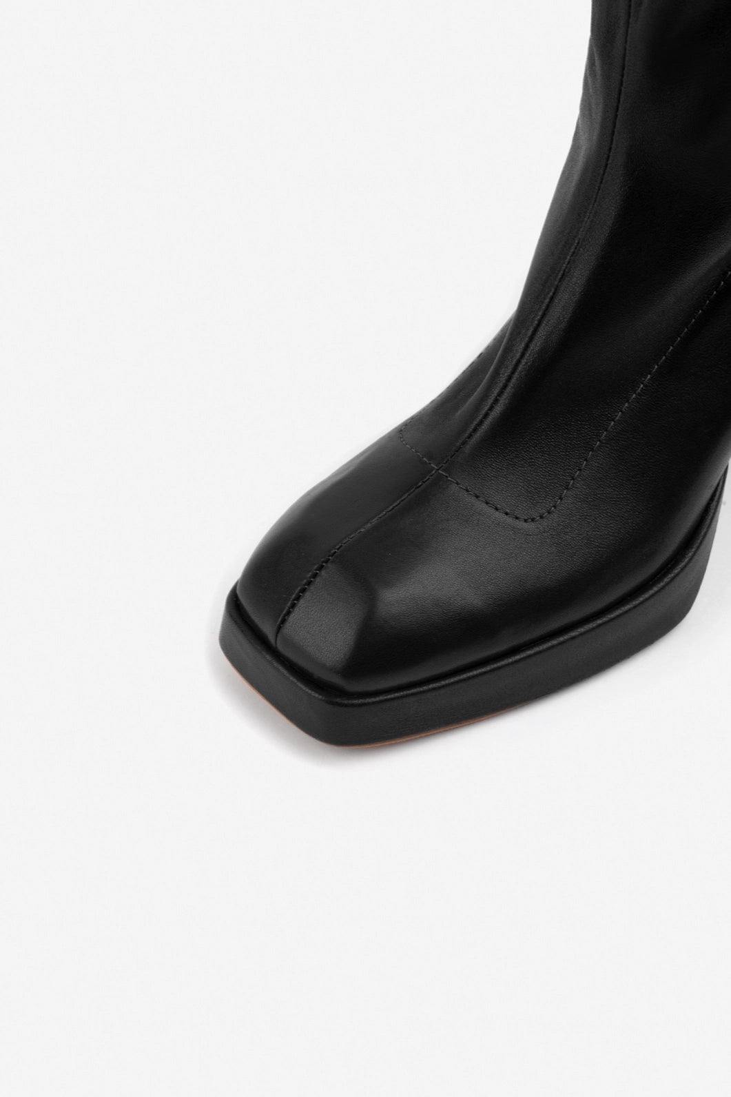 Christina black leather ankle boots KACHOROVSKA