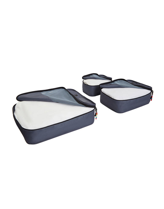 Set Of Organizers For Clothes Eco Travel Cool Grey HAVE A REST