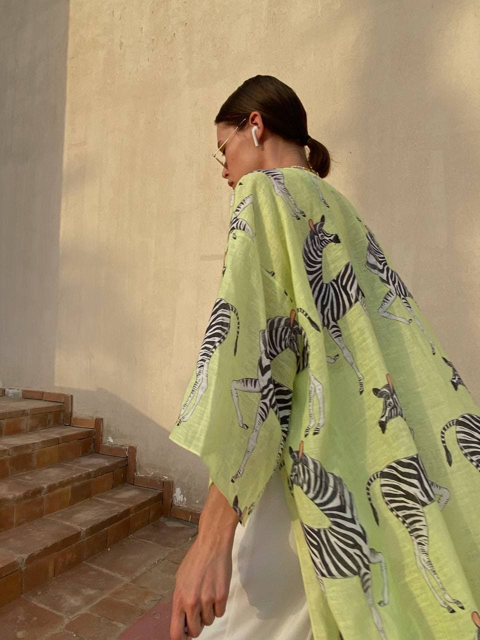 Long Kimono with Zebras OLIZ