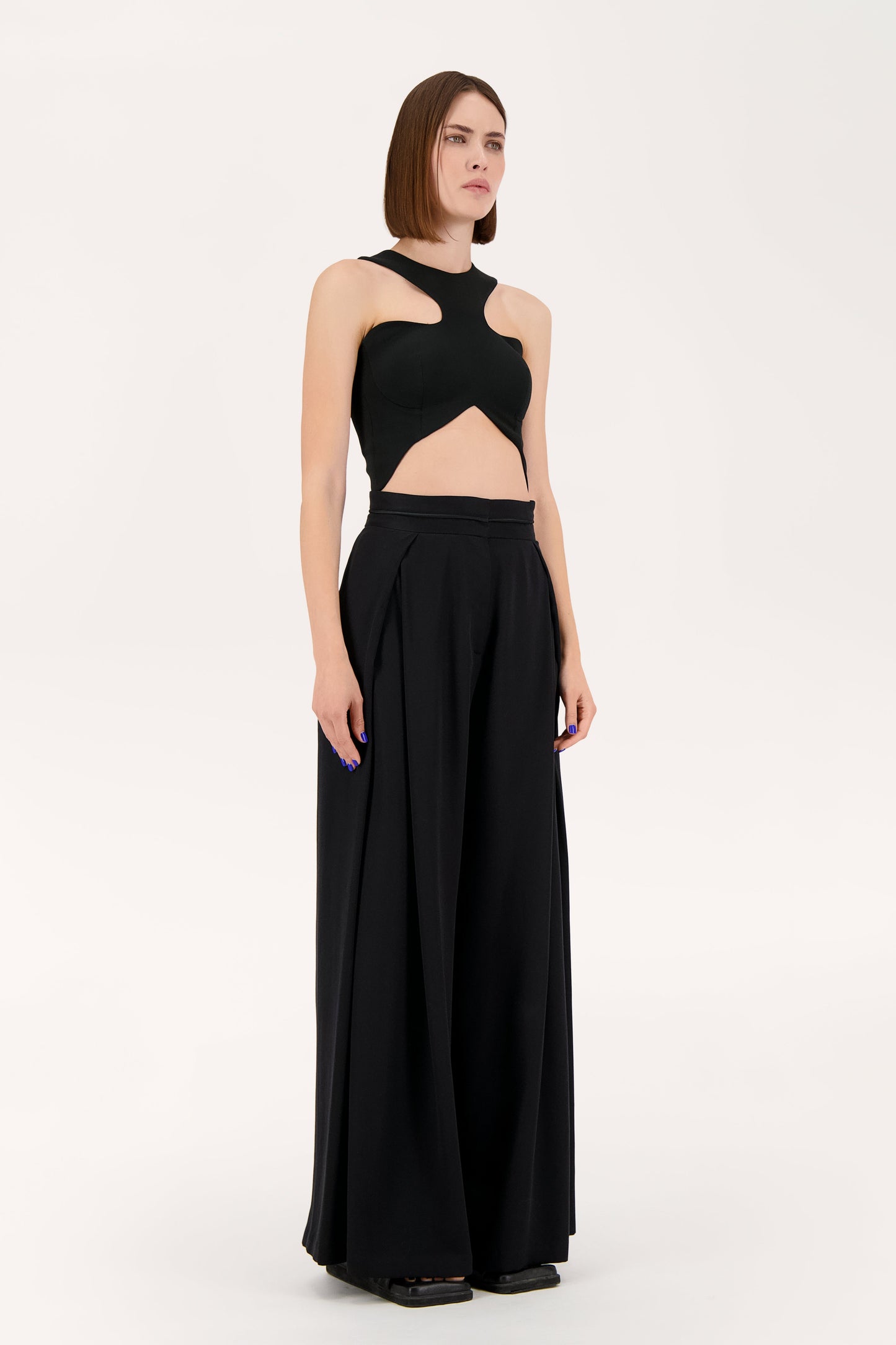Curved crop corset VALERY KOVALSKA