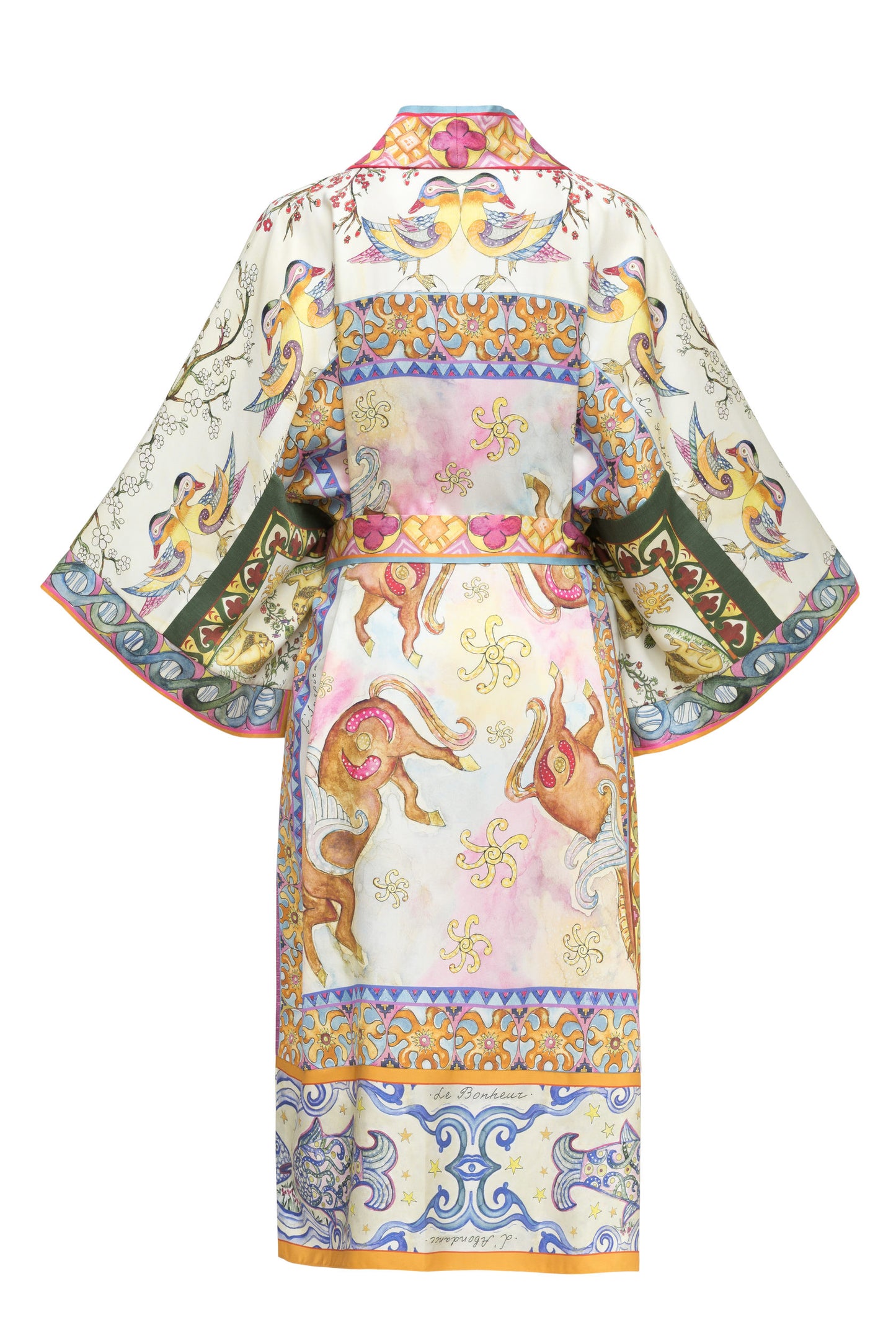 Caftan Horses + Belt With Pocket HÉLÈNE LITORELLE