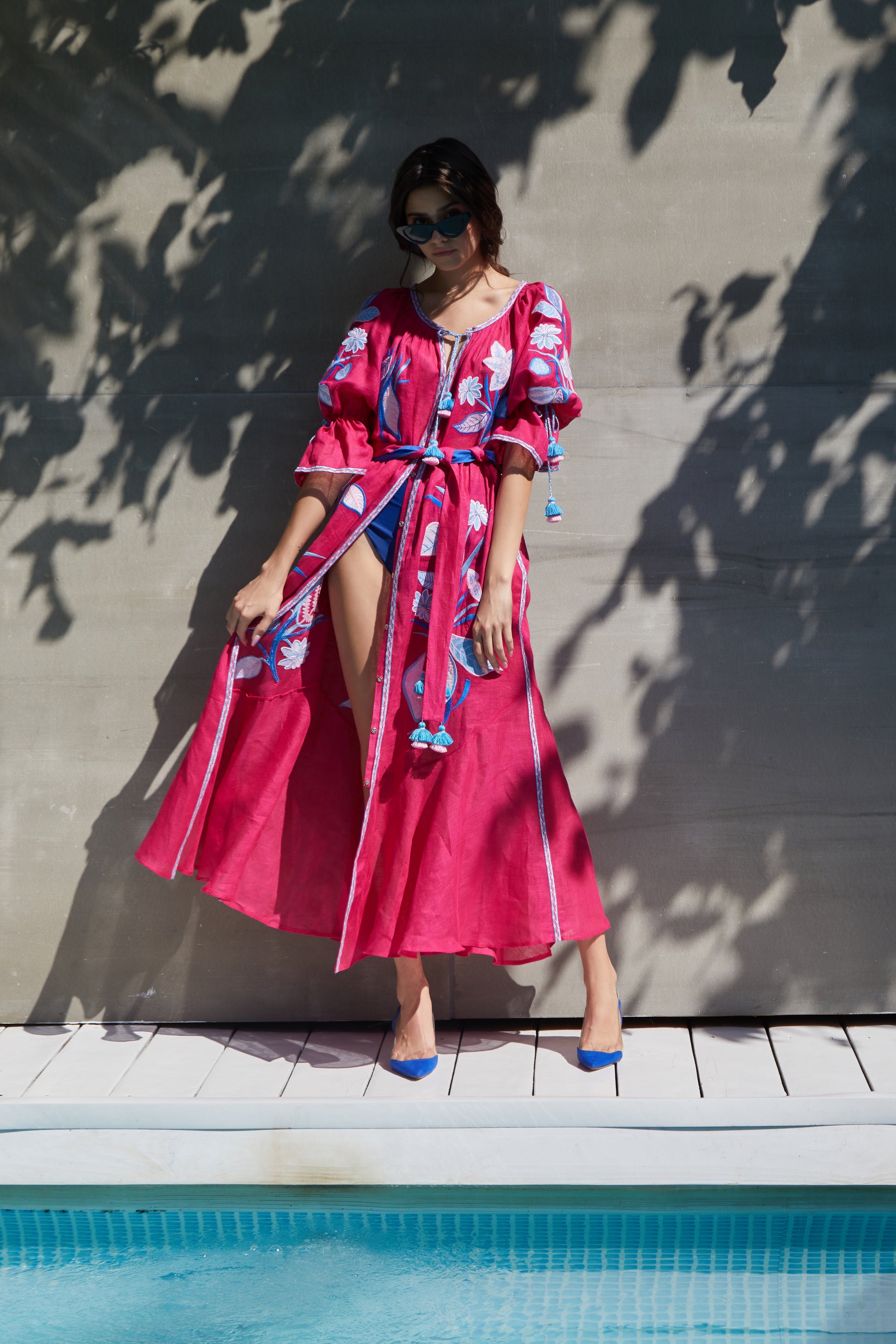 Eden Fuchsia Maxi Dress FOBERINI Eden Fuchsia Maxi Dress FOBERINI