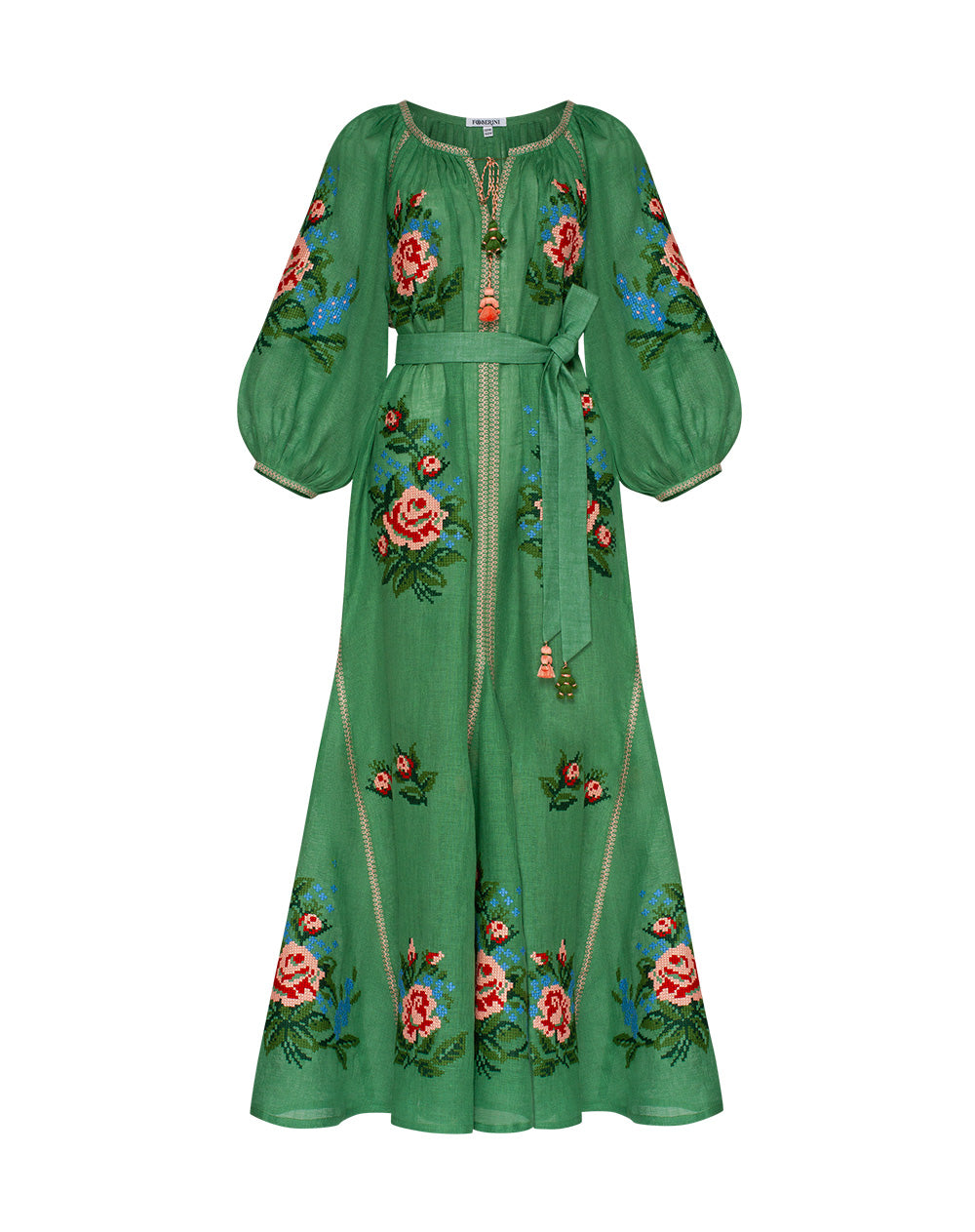 Evelina Green Maxi Dress FOBERINI Evelina Green Maxi Dress FOBERINI