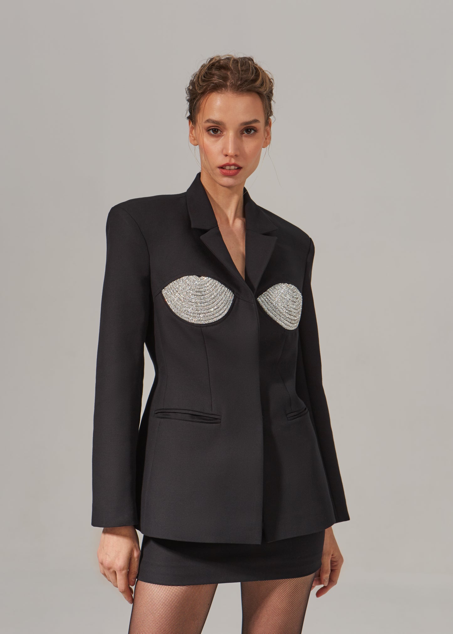 TAILORED SPIRAL BLAZER NUÉ