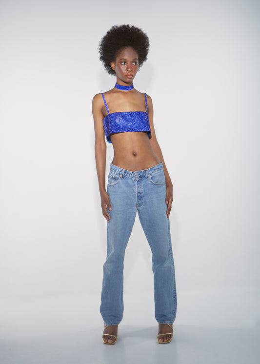 CHARLOTTE TOP Cobalt Blue NUÉ